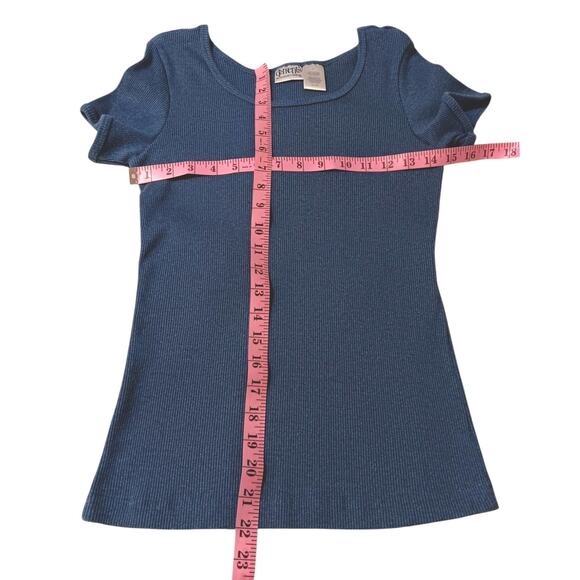 Y2K 90s Vintage Babydoll Tee Shirt Top Large SPIEGEL‎ Whimsigoth Grunge Form Fit - Picture 6 of 11